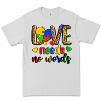 Dove Grey love needs no words Premium Tee - Zillion Design Studio
