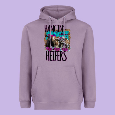 Hangin With My Heifers Heavyweight Hoodie Designed By Bettercallsaul