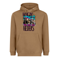 Toasted Coconut Hangin With My Heifers Heavyweight Hoodie - Bettercallsaul