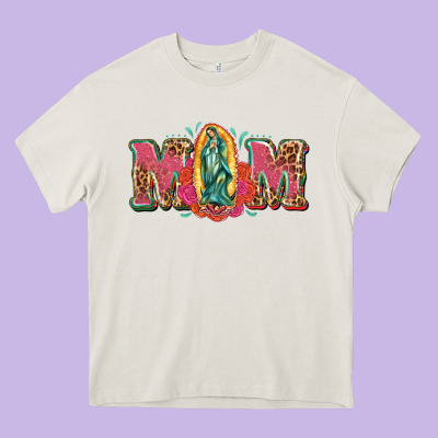 Mom Mexica Heavy Core Tee Designed By Texasbilliewilder