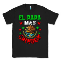 Black El Papa Mas Chingon Mexican Classic Tee - LillyAllenDesigns