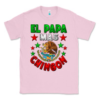 Bubblegum Pink El Papa Mas Chingon Mexican Classic Tee - LillyAllenDesigns