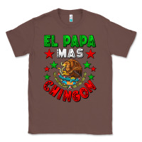 Chestnut El Papa Mas Chingon Mexican Classic Tee - LillyAllenDesigns