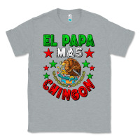 Heather Grey El Papa Mas Chingon Mexican Classic Tee - LillyAllenDesigns