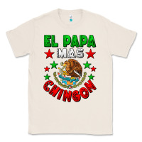 Natural El Papa Mas Chingon Mexican Classic Tee - LillyAllenDesigns