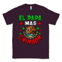 Plum El Papa Mas Chingon Mexican Classic Tee - LillyAllenDesigns