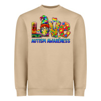 Autism Awareness Love Heavyweight Sweatshirt | Teevron