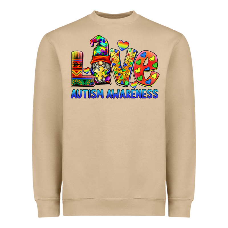 Autism Awareness Love Heavyweight Sweatshirt by BarkalooDesign | Teevron