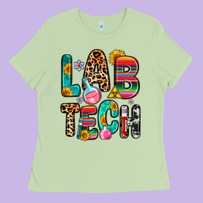Lab Tech Ladies Tee Designed By Zillion Design Studio
