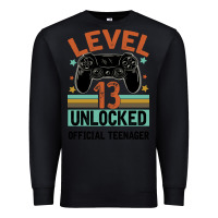 Black Level 13 Unlocked Official Teenager 13th Birthday Premium Sweatshirt - Bettercallsaul