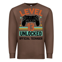 Chestnut Level 13 Unlocked Official Teenager 13th Birthday Premium Sweatshirt - Bettercallsaul