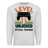 Dove Grey Level 13 Unlocked Official Teenager 13th Birthday Premium Sweatshirt - Bettercallsaul