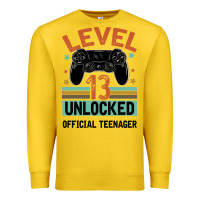 Lemon Level 13 Unlocked Official Teenager 13th Birthday Premium Sweatshirt - Bettercallsaul