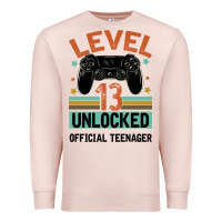 Level 13 Unlocked Official Teenager 13th Birthday Premium Sweatshirt | Teevron