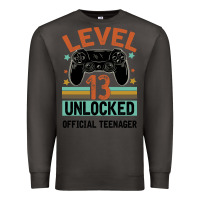 Smoke Level 13 Unlocked Official Teenager 13th Birthday Premium Sweatshirt - Bettercallsaul