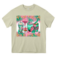 Mossy respiratory therapist coffee cups Heavy Core Tee - Zillion Design Studio