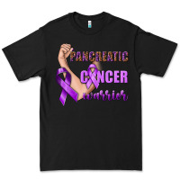 Black Pancreatic Cancer Warrior Premium Tee - texasbilliewilder