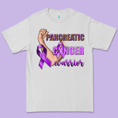 Pancreatic Cancer Warrior Premium Tee Designed By Texasbilliewilder