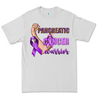 Dove Grey Pancreatic Cancer Warrior Premium Tee - texasbilliewilder