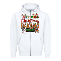 White Official Christmas baking team Zipper Hoodie - NancyCooperArtShop