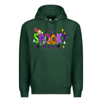Sports Green Halloween Spooky Mama Premium Hoodie - texasbilliewilder
