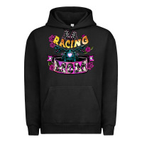 Pigment Black Racing mom Mother's Day Urban Hoodie - HowdyJamesFarm