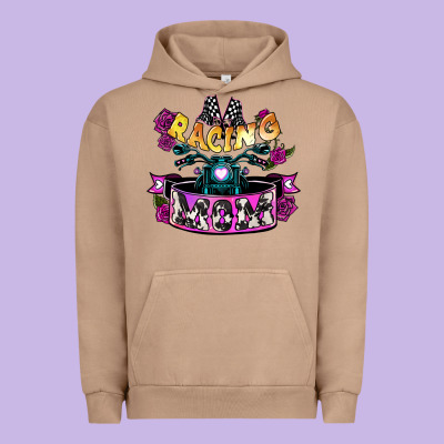Racing Mom Mother's Day Urban Hoodie Designed By Howdyjamesfarm