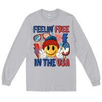 Moon Dust feelin free in the usa Long Sleeve Tee - MaliasSmallBusiness