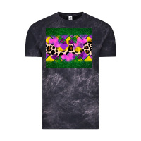 Cloud Black mardi gras Leopard and heart Vintage Tee - AdoDesignShop