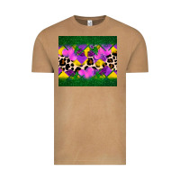 Vintage Camel mardi gras Leopard and heart Vintage Tee - AdoDesignShop