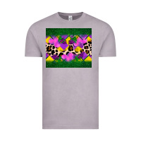 Vintage Zinc mardi gras Leopard and heart Vintage Tee - AdoDesignShop