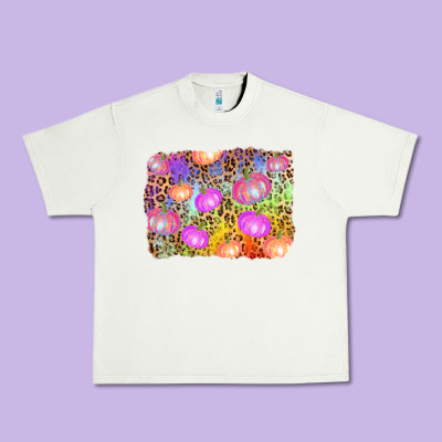 Colourful Pumpkin Background Urban Heavy Tee Designed By Adodesignshop