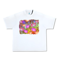 White colourful pumpkin background Urban Heavy Tee - AdoDesignShop