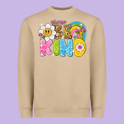 Always Be Kind Heavyweight Sweatshirt Designed By Nancycooperartshop