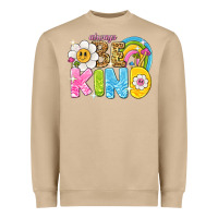 Mushroom always be kind Heavyweight Sweatshirt - NancyCooperArtShop