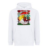 White Christmas Brushstrokes Moon Heavyweight Hoodie - Bettercallsaul