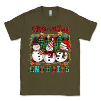 Army Green chillin with my snowies Classic Tee - BarkalooDesign