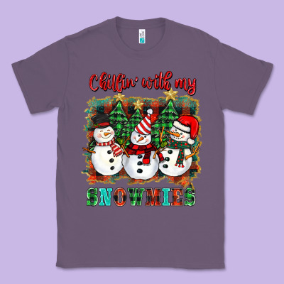 Chillin With My Snowies Classic Tee Designed By Barkaloodesign