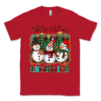 Red chillin with my snowies Classic Tee - BarkalooDesign