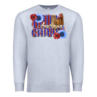 Heather Grey American Chicken Premium Sweatshirt - Bettercallsaul