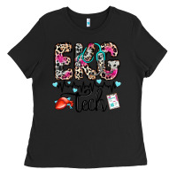 Black ekg tech Ladies Tee - Zillion Design Studio