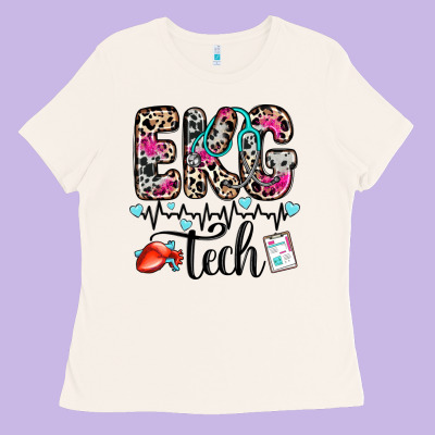 Ekg Tech Ladies Tee Designed By Zillion Design Studio