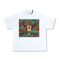 White western serape leopard bull skull turquoise tumbler Urban Heavy Tee - Artiststas