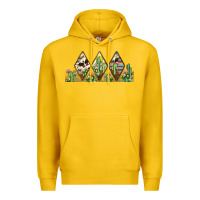 Lemon cactus cowhide serape Premium Hoodie - JahusDesignShop