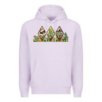 Lilac cactus cowhide serape Premium Hoodie - JahusDesignShop