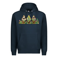 Navy cactus cowhide serape Premium Hoodie - JahusDesignShop