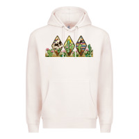 Pale Pink cactus cowhide serape Premium Hoodie - JahusDesignShop