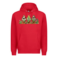 Red cactus cowhide serape Premium Hoodie - JahusDesignShop