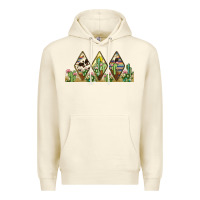 Sandshell cactus cowhide serape Premium Hoodie - JahusDesignShop