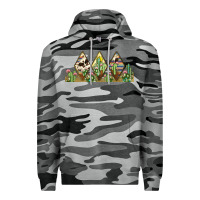 Slate Camo cactus cowhide serape Premium Hoodie - JahusDesignShop